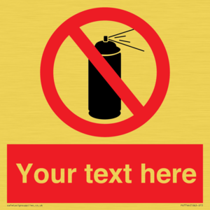 PV7744: Custom prohibition no aerosol