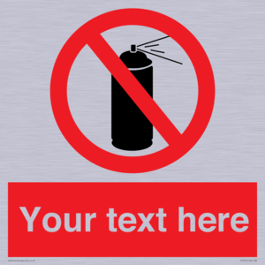 PV7744: Custom prohibition no aerosol