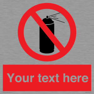 PV7744: Custom prohibition no aerosol