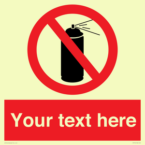 PV7744: Custom prohibition no aerosol