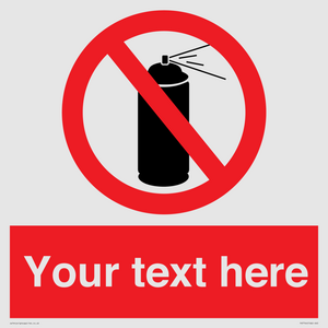 PV7744: Custom prohibition no aerosol