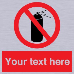 PV7744: Custom prohibition no aerosol