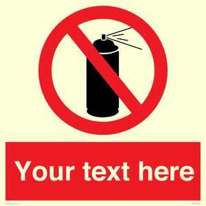 PV7744: Custom prohibition no aerosol
