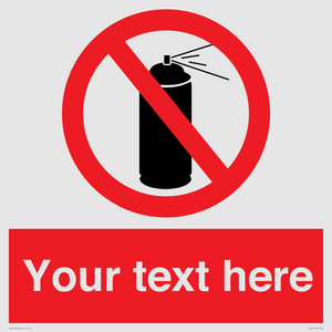 PV7744: Custom prohibition no aerosol
