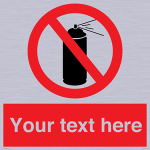 PV7744: Custom prohibition no aerosol