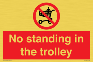 PV7748: No standing in the trolley