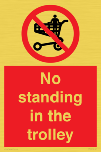 PV7748: No standing in the trolley