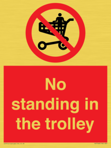 PV7748: No standing in the trolley
