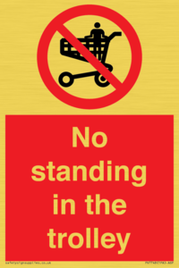 PV7748: No standing in the trolley