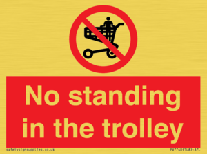 PV7748: No standing in the trolley
