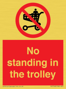 PV7748: No standing in the trolley