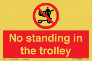 PV7748: No standing in the trolley