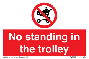 PV7748: No standing in the trolley