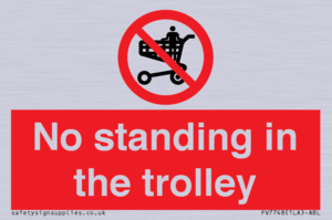 PV7748: No standing in the trolley