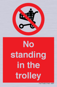 PV7748: No standing in the trolley