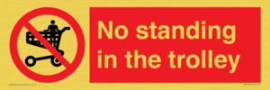 PV7748: No standing in the trolley