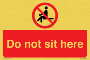 PV7750: Do not sit here