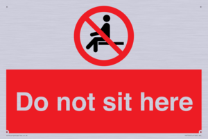 PV7750: Do not sit here