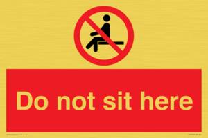 PV7750: Do not sit here