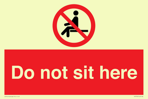 PV7750: Do not sit here