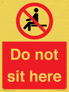 PV7750: Do not sit here