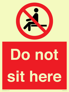 PV7750: Do not sit here