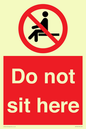 PV7750: Do not sit here