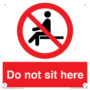 PV7750: Do not sit here