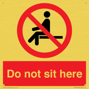PV7750: Do not sit here