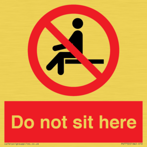 PV7750: Do not sit here