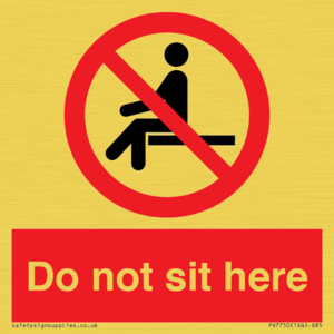 PV7750: Do not sit here