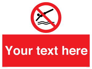 PV7754: Custom prohibition no diving