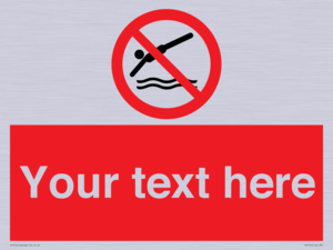 PV7754: Custom prohibition no diving