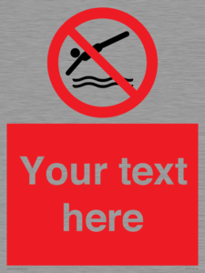 PV7754: Custom prohibition no diving