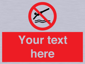 PV7754: Custom prohibition no diving