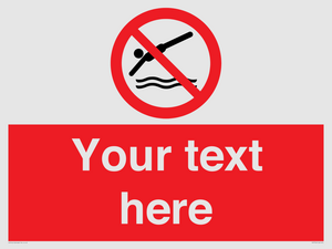 PV7754: Custom prohibition no diving