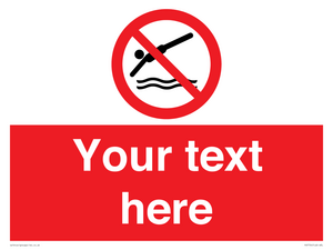 PV7754: Custom prohibition no diving