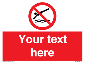 PV7754: Custom prohibition no diving