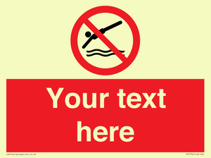 PV7754: Custom prohibition no diving