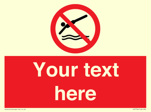 PV7754: Custom prohibition no diving