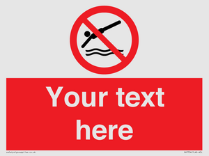 PV7754: Custom prohibition no diving