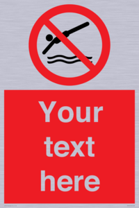 PV7754: Custom prohibition no diving