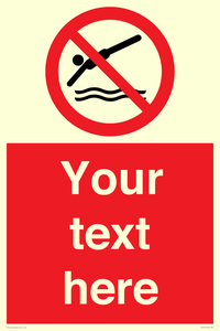 PV7754: Custom prohibition no diving