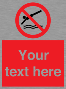 PV7754: Custom prohibition no diving
