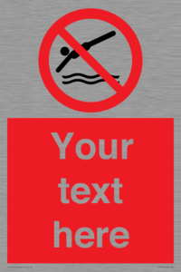 PV7754: Custom prohibition no diving