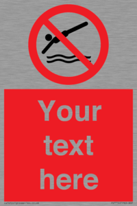 PV7754: Custom prohibition no diving