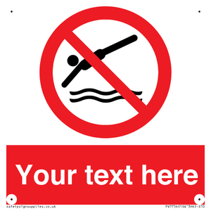 PV7754: Custom prohibition no diving