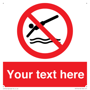 PV7754: Custom prohibition no diving