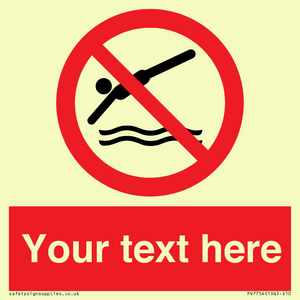 PV7754: Custom prohibition no diving