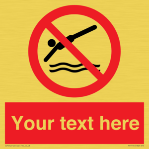 PV7754: Custom prohibition no diving